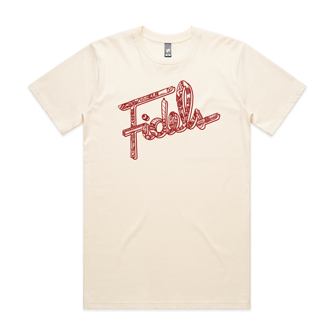 Fidels Natural/Burgundy T-Shirt
