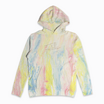 Fidels Bamboo Cotton Blend Rainbow Marble Hoodie