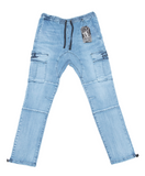 Fidels Jeans Light Blue/Black